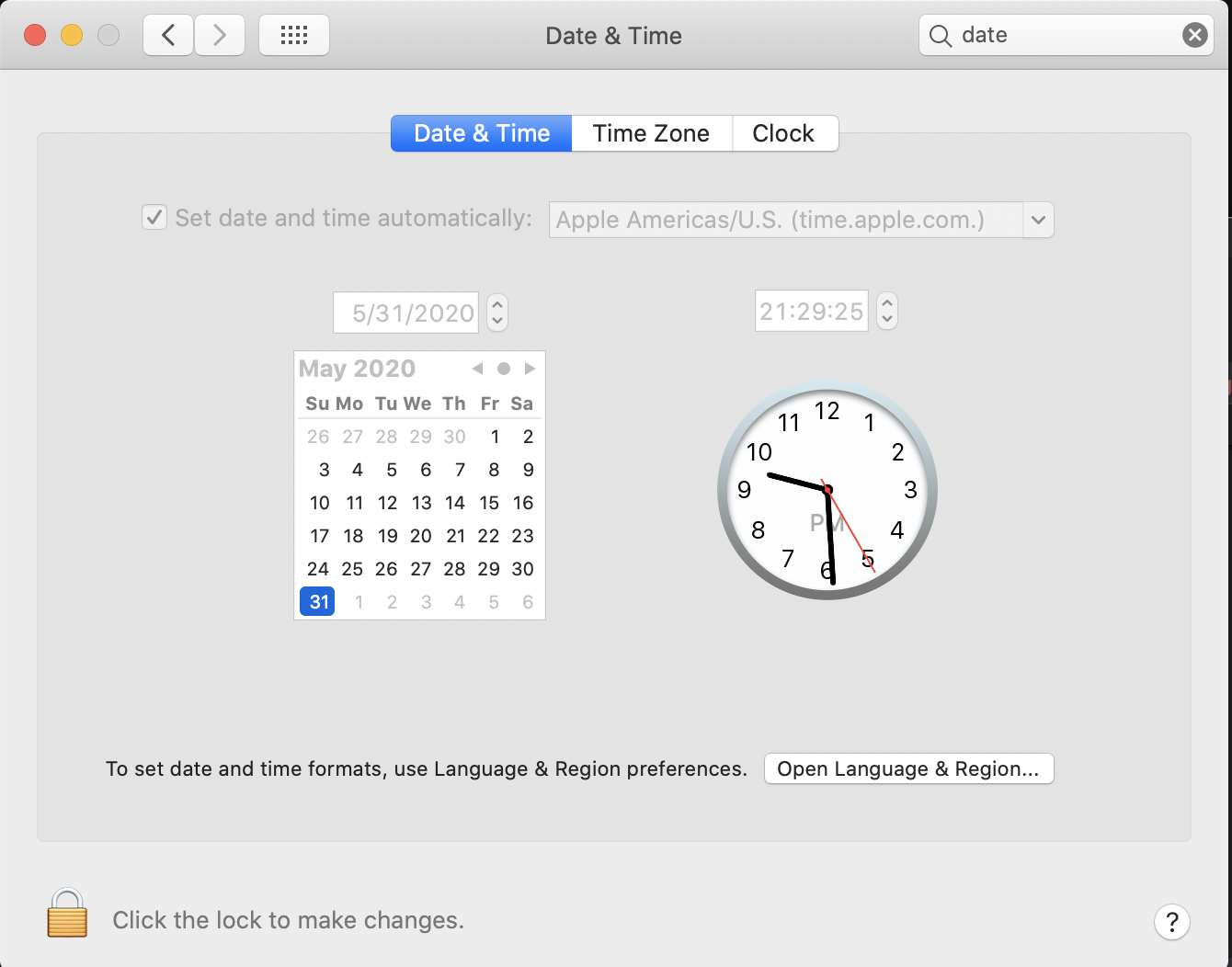 outlook showing wrong time zone for meetings mac